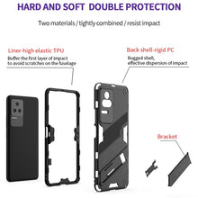 Load image into Gallery viewer, Punk Armor 2 in 1 PC + TPU Shockproof Phone Case with Holder, For Xiaomi Redmi K50 Pro, For Xiaomi Redmi K50 Gaming