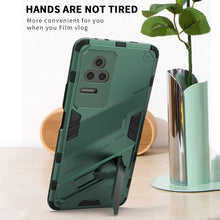 Load image into Gallery viewer, Punk Armor 2 in 1 PC + TPU Shockproof Phone Case with Holder, For Xiaomi Redmi K50 Pro, For Xiaomi Redmi K50 Gaming