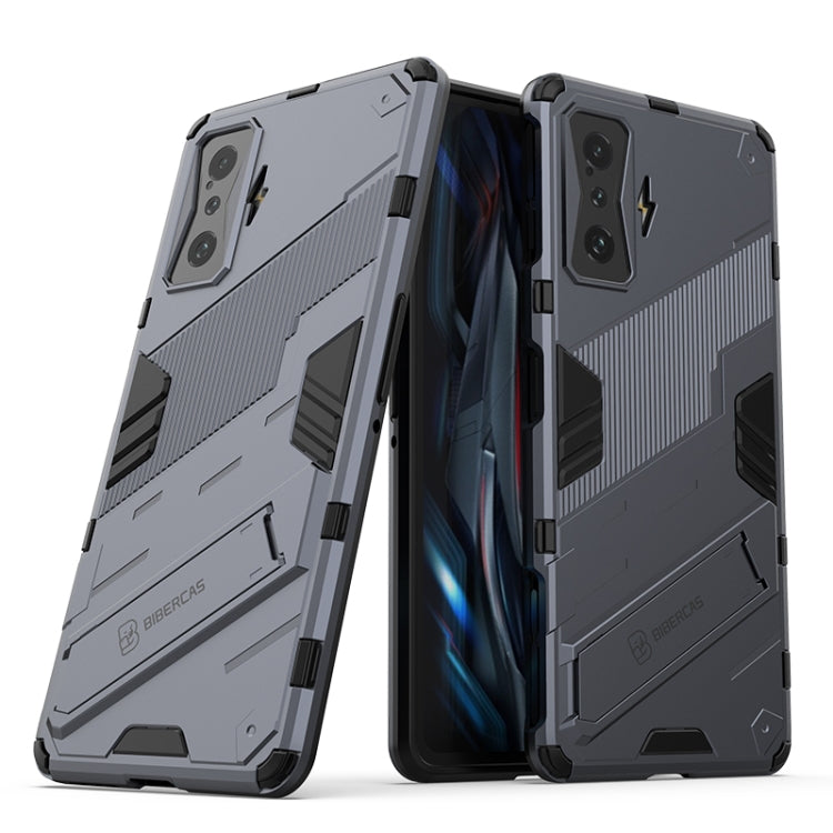 Punk Armor 2 in 1 PC + TPU Shockproof Phone Case with Holder, For Xiaomi Redmi K50 Pro, For Xiaomi Redmi K50 Gaming