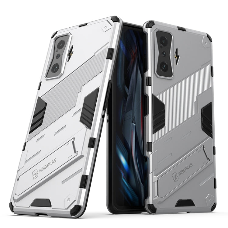 Punk Armor 2 in 1 PC + TPU Shockproof Phone Case with Holder, For Xiaomi Redmi K50 Pro, For Xiaomi Redmi K50 Gaming