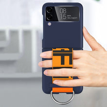 Load image into Gallery viewer, Wrist Strap Skin Feel Frosted PC Phone Case, For Samsung Galaxy Z Flip3 5G
