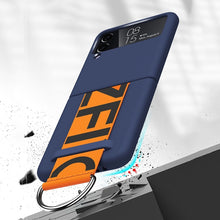 Load image into Gallery viewer, For Samsung Galaxy Z Flip4 Wrist Strap Skin Feel Frosted PC Phone Case, For Samsung Galaxy Z Flip4