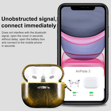 Load image into Gallery viewer, Oil Wax Leather Texture Earphone Protective Case with Hang Buckle, For AirPods 1 / 2, For AirPods 3, For AirPods Pro