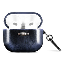 Load image into Gallery viewer, Oil Wax Leather Texture Earphone Protective Case with Hang Buckle, For AirPods 1 / 2, For AirPods 3, For AirPods Pro