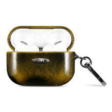 Load image into Gallery viewer, Oil Wax Leather Texture Earphone Protective Case with Hang Buckle, For AirPods 1 / 2, For AirPods 3, For AirPods Pro