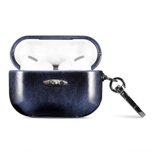 Load image into Gallery viewer, Oil Wax Leather Texture Earphone Protective Case with Hang Buckle, For AirPods 1 / 2, For AirPods 3, For AirPods Pro