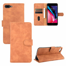 Load image into Gallery viewer, Skin Feel Magnetic Calf Leather Case, For iPhone SE 2022 / SE 2020 / 8 / 7
