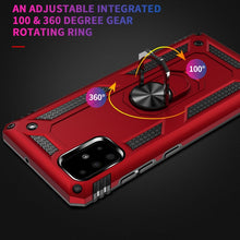 Load image into Gallery viewer, Armor Shockproof TPU + PC Protective Case with 360 Degree Rotation Holder, For Galaxy A51, For Xiaomi Mi CC9 Pro