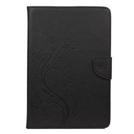 Butterfly Flower Embossing Pattern Leather Tablet Case, For Samsung Galaxy Tab A8 10.5 2021