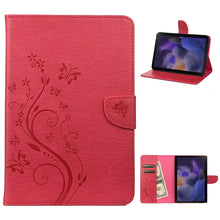 Load image into Gallery viewer, Butterfly Flower Embossing Pattern Leather Tablet Case, For Samsung Galaxy Tab A8 10.5 2021