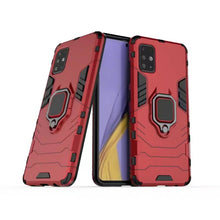 Load image into Gallery viewer, PC + TPU Shockproof Protective Case with Magnetic Ring Holder, For Xiaomi Redmi K30, For Galaxy A51