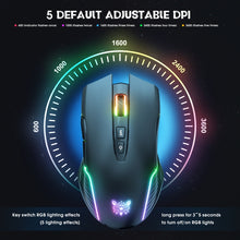 Load image into Gallery viewer, ONIKUMA CW905 2.4G RGB Lighting Wireless Mouse, CW905 Wireless Mouse(Black), CW905 Wireless Mouse(Pink), CW905 Wireless Mouse (Grey White)