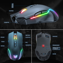 Load image into Gallery viewer, ONIKUMA CW905 2.4G RGB Lighting Wireless Mouse, CW905 Wireless Mouse(Black), CW905 Wireless Mouse(Pink), CW905 Wireless Mouse (Grey White)