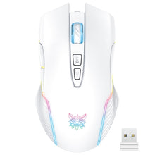 Load image into Gallery viewer, ONIKUMA CW905 2.4G RGB Lighting Wireless Mouse, CW905 Wireless Mouse(Black), CW905 Wireless Mouse(Pink), CW905 Wireless Mouse (Grey White)