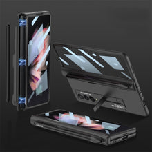Load image into Gallery viewer, GKK Integrated Magnetic Full Coverage Phone Flip Case with Pen Slot, For Samsung Galaxy Z Fold3 5G