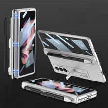 Load image into Gallery viewer, GKK Integrated Magnetic Full Coverage Phone Flip Case with Pen Slot, For Samsung Galaxy Z Fold3 5G