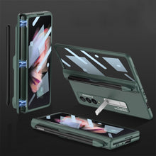 Load image into Gallery viewer, GKK Integrated Magnetic Full Coverage Phone Flip Case with Pen Slot, For Samsung Galaxy Z Fold3 5G