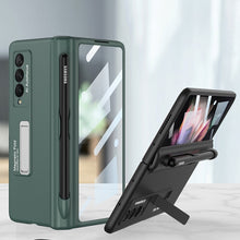 Load image into Gallery viewer, GKK Integrated Magnetic Full Coverage Phone Flip Case with Pen Slot, For Samsung Galaxy Z Fold3 5G