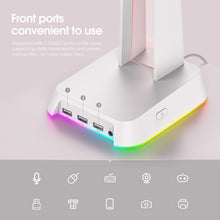 Load image into Gallery viewer, ONIKUMA ST-2 RGB Lighting Headset Holder Stand