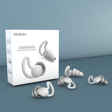Load image into Gallery viewer, iMeBoBo A1 Shark Fin Version Nano Silicone Sleeping Noise Reduction Earplugs, Two Layer, Three Layer