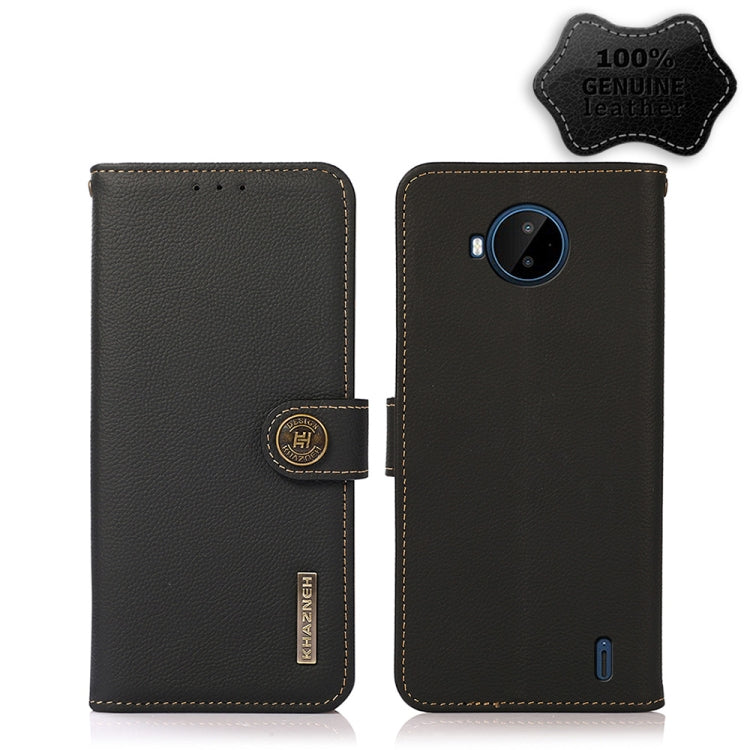 KHAZNEH Custer Genuine Leather RFID Phone Case, For Nokia C20 Plus, For OPPO Reno7 5G / Find X5 Lite, For Xiaomi Redmi Note 11 Pro 5G / 4G