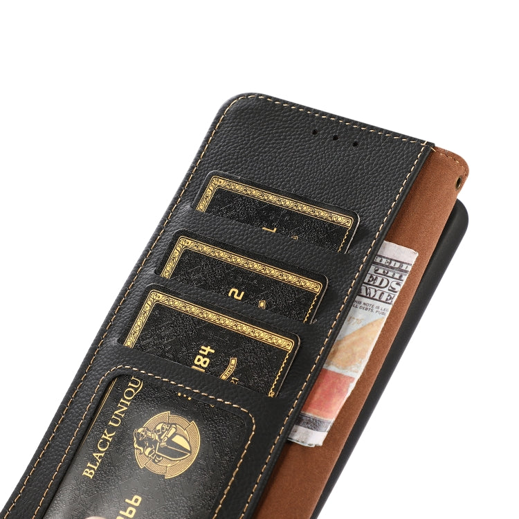 KHAZNEH Custer Genuine Leather RFID Phone Case, For Nokia C20 Plus, For OPPO Reno7 5G / Find X5 Lite, For Xiaomi Redmi Note 11 Pro 5G / 4G