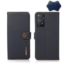 Load image into Gallery viewer, KHAZNEH Custer Genuine Leather RFID Phone Case, For Nokia C20 Plus, For OPPO Reno7 5G / Find X5 Lite, For Xiaomi Redmi Note 11 Pro 5G / 4G