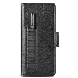 Multi-function Card Pen Slot Leather Phone Case, For Samsung Galaxy Z Fold3 5G
