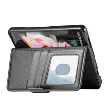 Load image into Gallery viewer, Multi-function Card Pen Slot Leather Phone Case, For Samsung Galaxy Z Fold3 5G