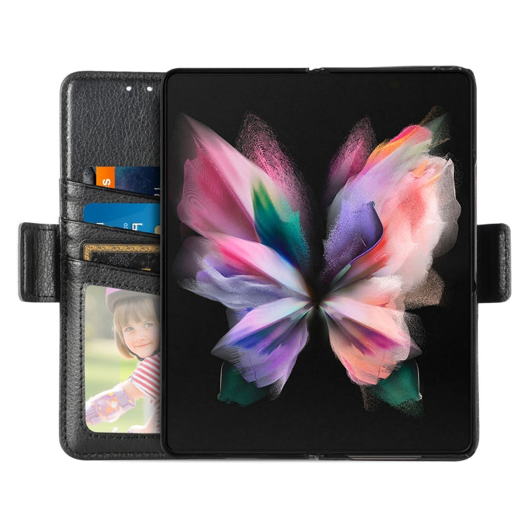 Multi-function Card Pen Slot Leather Phone Case, For Samsung Galaxy Z Fold3 5G