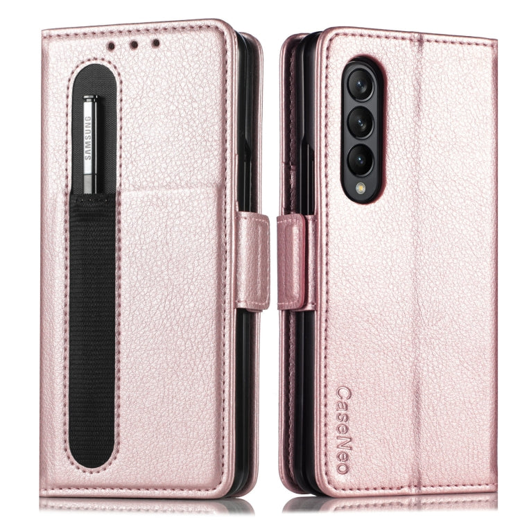 Multi-function Card Pen Slot Leather Phone Case, For Samsung Galaxy Z Fold3 5G