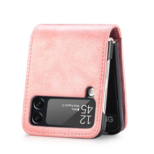 Load image into Gallery viewer, Vertical Flip Card Slot Leather Phone Case, For Samsung Galaxy Z Flip3 5G