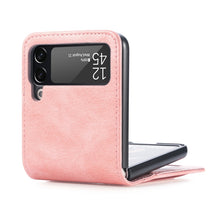 Load image into Gallery viewer, Vertical Flip Card Slot Leather Phone Case, For Samsung Galaxy Z Flip3 5G