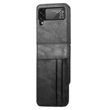 Load image into Gallery viewer, Vertical Flip Card Slot Leather Phone Case, For Samsung Galaxy Z Flip3 5G
