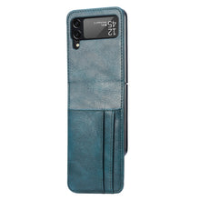 Load image into Gallery viewer, Vertical Flip Card Slot Leather Phone Case, For Samsung Galaxy Z Flip3 5G