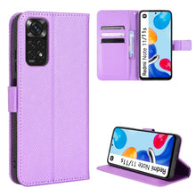 Load image into Gallery viewer, Diamond Texture Leather Phone Case, For Xiaomi Redmi 9, For Xiaomi Redmi Note 11 4G Global / Note 11S, For Xiaomi Redmi Note 11 Pro 5G / 4G Global, For Xiaomi Mi 11 Ultra, For Xiaomi Mi CC9 Pro / Note 10 / Note 10 Pro, For Samsung Galaxy S22 5G        ...