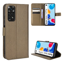 Load image into Gallery viewer, Diamond Texture Leather Phone Case, For Xiaomi Redmi 9, For Xiaomi Redmi Note 11 4G Global / Note 11S, For Xiaomi Redmi Note 11 Pro 5G / 4G Global, For Xiaomi Mi 11 Ultra, For Xiaomi Mi CC9 Pro / Note 10 / Note 10 Pro, For Samsung Galaxy S22 5G        ...
