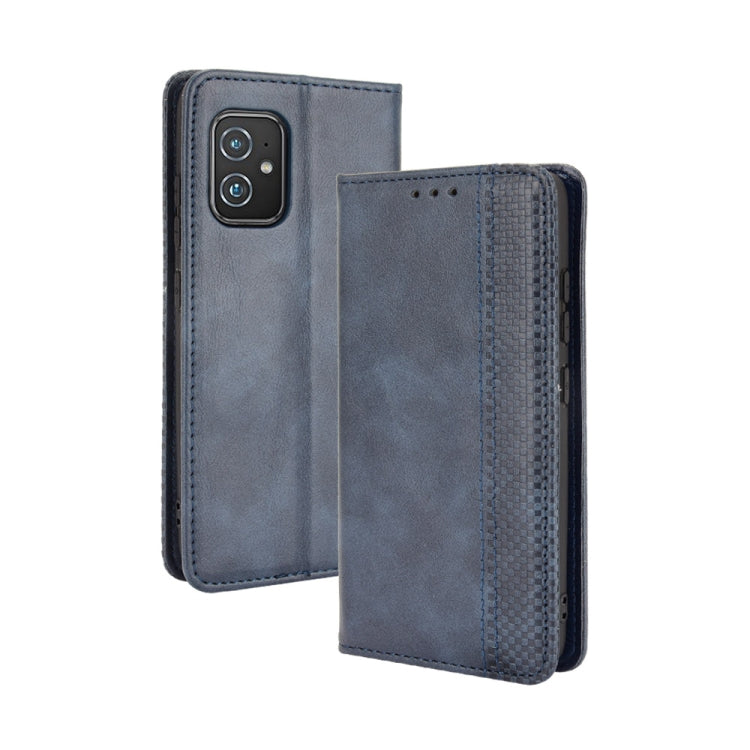 Magnetic Buckle Retro Crazy Horse Leather Phone Case, For Motorola Moto Edge 30 Pro/Edge+ 2022/Edge X30, For Wiko Y82, For Xiaomi Redmi Note 11S / Note 11 4G Overseas Version, For Xiaomi Redmi Note 11 Pro 4G / 5G Overseas Version, For Asus Zenfone 8 / ...