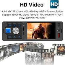 Load image into Gallery viewer, 4.0 inch Touch Screen Car Radio Receiver Bluetooth MP5 Player with Remote Control, FM60