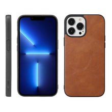 Load image into Gallery viewer, Cowhide Texture PU Phone Case, For iPhone 13, For iPhone 13 Pro, For iPhone 13 Pro Max