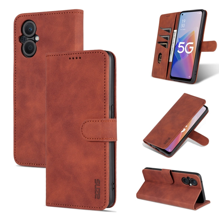 AZNS Skin Feel Calf Texture Horizontal Flip Leather Phone Case, For vivo Y76s 5G / Y74s, For OPPO A96 5G / Reno7 5G Overseas Version & OnePlus Nord N20 5G, For Xiaomi Redmi Note 11 4G Global / Note 11S, For Xiaomi Redmi Note 11 Pro Foreign Version     ...
