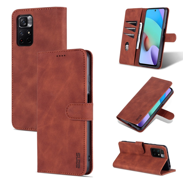 AZNS Skin Feel Calf Texture Horizontal Flip Leather Phone Case, For vivo Y76s 5G / Y74s, For OPPO A96 5G / Reno7 5G Overseas Version & OnePlus Nord N20 5G, For Xiaomi Redmi Note 11 4G Global / Note 11S, For Xiaomi Redmi Note 11 Pro Foreign Version     ...