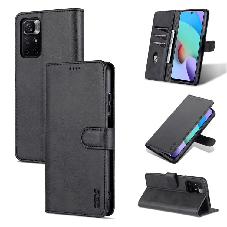 AZNS Skin Feel Calf Texture Horizontal Flip Leather Phone Case, For vivo Y76s 5G / Y74s, For OPPO A96 5G / Reno7 5G Overseas Version & OnePlus Nord N20 5G, For Xiaomi Redmi Note 11 4G Global / Note 11S, For Xiaomi Redmi Note 11 Pro Foreign Version     ...