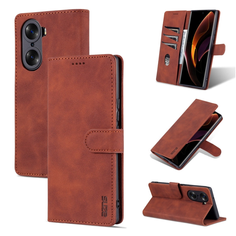AZNS Skin Feel Calf Texture Horizontal Flip Leather Phone Case, For vivo Y76s 5G / Y74s, For OPPO A96 5G / Reno7 5G Overseas Version & OnePlus Nord N20 5G, For Xiaomi Redmi Note 11 4G Global / Note 11S, For Xiaomi Redmi Note 11 Pro Foreign Version     ...