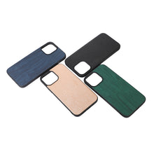 Load image into Gallery viewer, Wood Texture PU Phone Case, For iPhone 13, For iPhone 13 Pro, For iPhone 13 Pro Max