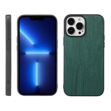 Load image into Gallery viewer, Wood Texture PU Phone Case, For iPhone 13, For iPhone 13 Pro, For iPhone 13 Pro Max