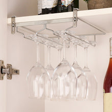 Load image into Gallery viewer, 304 Stainless Steel Hanging Wine Glass Shelf Drain Rack Cup Holder, Cup Holder