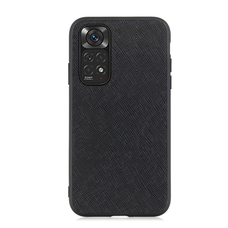 Cross Texture Leather Shockproof Phone Case, For Xiaomi Redmi Note 11 4G Global / Note 11S, For Xiaomi Redmi Note 11 Pro Global