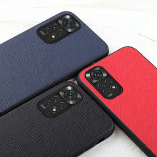 Load image into Gallery viewer, Cross Texture Leather Shockproof Phone Case, For Xiaomi Redmi Note 11 4G Global / Note 11S, For Xiaomi Redmi Note 11 Pro Global