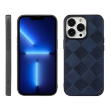Load image into Gallery viewer, Weave Plaid PU Phone Case, For iPhone 13, For iPhone 13 Pro, For iPhone 13 Pro Max
